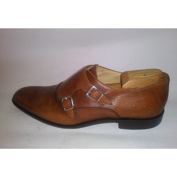 couoio Merchant Florentine Double Monk shoes size 10 m made in Italy brown main image 6